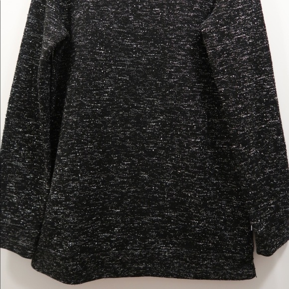 SAMSOE & SAMSOE Marled Black Knit Crewneck Sweater - Picture 5 of 8